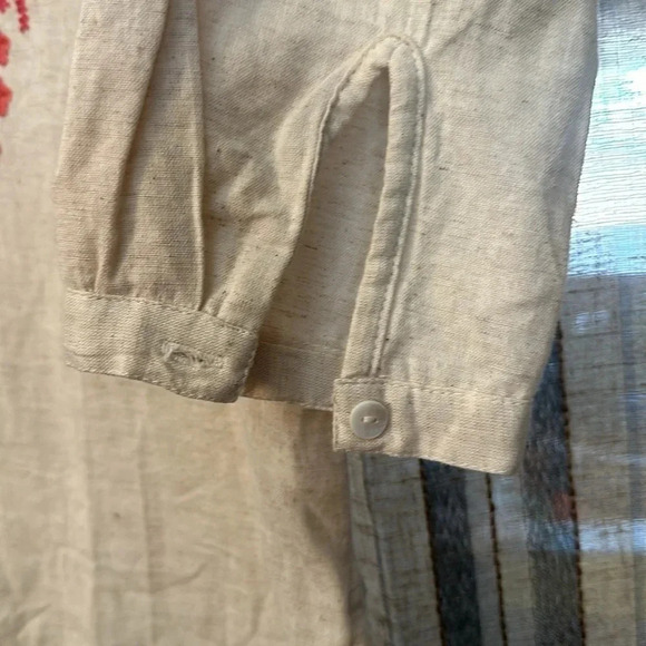 Embroidered summer shirt size S - Picture 4 of 8